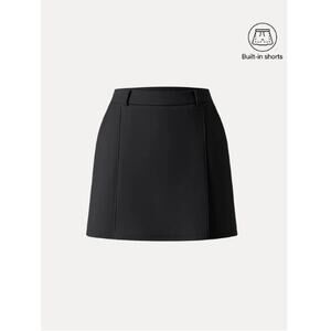 OGL Pleated High Rise A-Line Pull on Skorts with Pockets NWT SIZE L